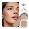 KYDA Face Sculpting Contour Palette, Smooth Matte Contour Pressed Powder, Ultra-fine Lightweight, Easy to Blend, Multiuse Baked Contour Makeup-TAUPE view 2
