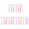 FOMIYES 18pcs Women Hair Removal Shaver for Arm Leg Intimate Areas Ergonomic Design Protective Cover and Easy to Use Random Colors view 1