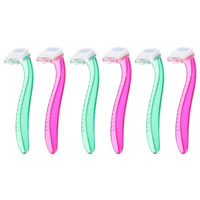 FOMIYES 6pcs Women's Face Leg Hair Razor Shaver Replacement for Women Electric Leg Shaver for Random Color
