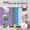 UJFQBH 3 Pieces African exfoliating net African Net Long Net Bath Sponge Exfoliating Shower Body Scrubber Back Scrubber Skin Smoother,Great for Daily Use (Purple Gray Blue) view 2