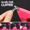 Teenitor Clear Coffin Nail Tips Kit, Clear Nail Tips Half Cover Coffin Fake Nail Tips Long, 500 Pcs Acrylic Half Cover Ballerina French Nail Tips With Glue, Acrylic Nail Clipper view 3