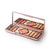 FLORASIS Floral Engraving Phoenix Makeup Palette Makeup Long Lasting Blendable Natural Eyeshadow Palette for Women (02 Retro Brown) view 1
