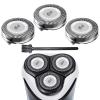 HQ8 Replacement Heads for Philips Norelco Aquatec Shavers, HQ8 Blades Fit Philips Norelco PT720 AT880 AT810 Heads, 3pc-Pack view 1
