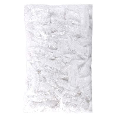 Beaupretty 100pcs Disposable Shower Caps Bathing Hats Elastic Band for Home Hotel Salon Use for Hair during Washing