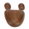 Massage Scraper Wenge 2 Tooth Portable Comfortable Gua Sha Scraper for Face Nose Neck view 2
