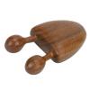 Massage Scraper Wenge 2 Tooth Portable Comfortable Gua Sha Scraper for Face Nose Neck view 3
