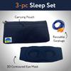 California Wellness Products Sleep Mask - 3D Contour Sleep Mask with Earplug and Carrying Pouch view 2