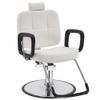 BarberPub Reclining Hydraulic Barber Chair Salon Beauty Spa Shampoo Equipment 2059 (White) view 1