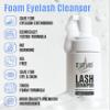 STACY LASH Eyelash Extension Shampoo + Brush / 3.38 fl.oz / 100ml / Eyelid Foaming Cleanser/Wash for Extensions & Natural Lashes/Safe Makeup Remover/Supplies for Professional & Home Use view 4