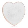 WLLHYF Resin Nail Art Palette Gold Edge Nail Holder Heart Shaped Color Makeup Foundation Mixing Tools Display Board Gel Nail Art Color Mixing Palette Painting Tray Manicure Tool view 1