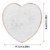 WLLHYF Resin Nail Art Palette Gold Edge Nail Holder Heart Shaped Color Makeup Foundation Mixing Tools Display Board Gel Nail Art Color Mixing Palette Painting Tray Manicure Tool view 3