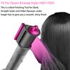 Anti-Fly Flyaway Nozzle & Round Volumizing Brush for Dyson Airwrap Styler HS01 HS05, Anti Flight Dryer Wind Nozzle Hair Volumizer Attachments view 2