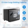 JXSDLIY Hot Towel Warmers for Spa 23L Large Capacity Hot Towel Cabinet with See-Through Window Towel Steamer for Facials Massage Salon Bathroom Barber Beauty Steam Towel Warmer (black) view 4