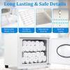 Hot Towel Cabinet 23L Large Capacity - JXSDLIY Professional Spa Hot Towel Warmers for Facials Towel Heater for Salon Beauty Hotel Bathroom Home Use Steam Towel Warmer with See-Through Window (white) view 2