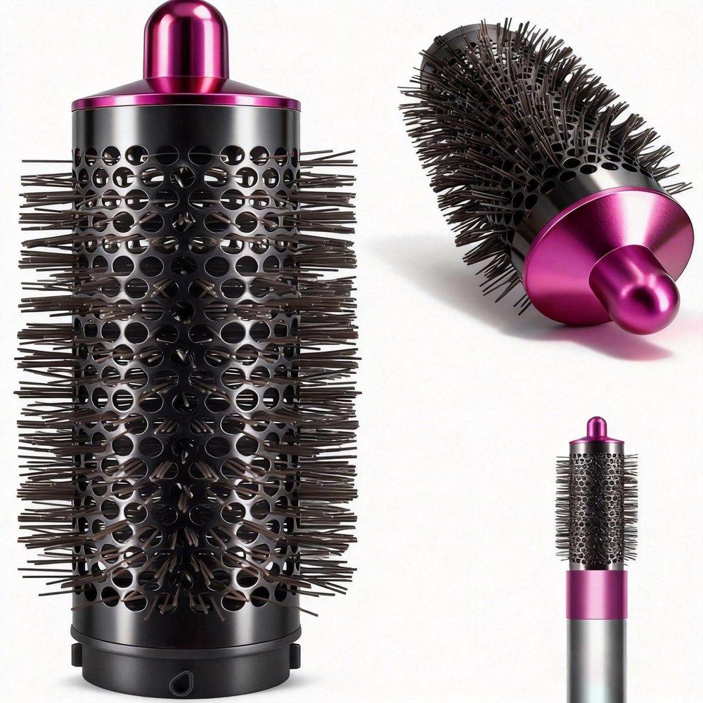 Round Volumizing Brush for Dyson Airwrap HS01 HS05 HS08 Hair Styler Limp Flat Hair Volumizer Attachment Tool, Part No. 969489-01 970750-01