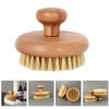 Beaupretty 1pc Portable Bathing Brush Handle for Exfoliating and Back Massage Shower Tool Made of Natural and for Skin Cleansing and Relaxation view 3