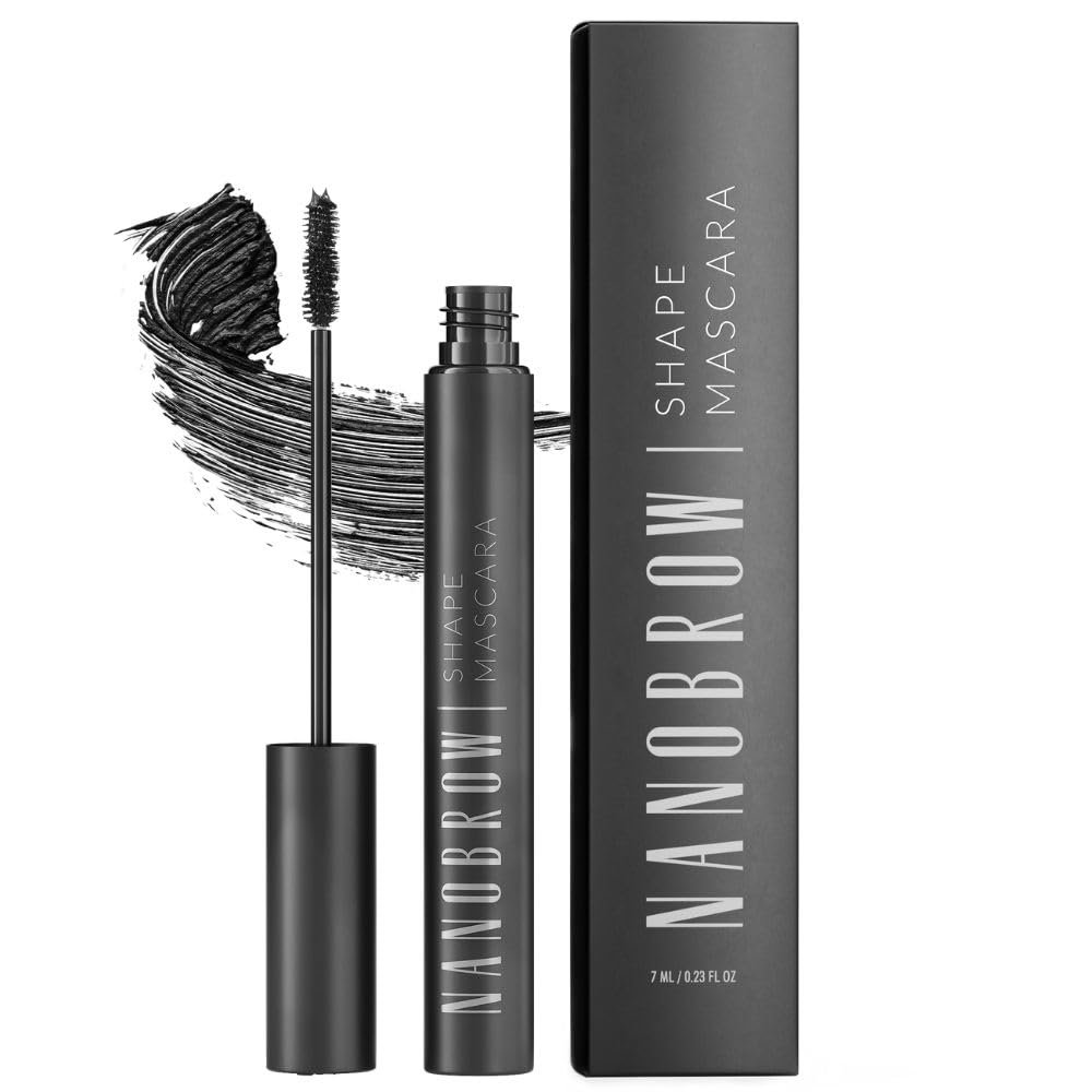Nanobrow Shape Mascara Black - mascara for eyebrows, perfect brow definition, easy brow styling