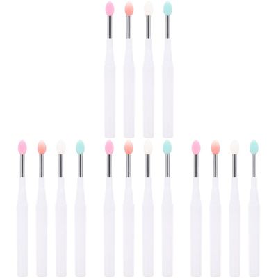 minkissy 16pcs Makeup Accessories Lip Brushes Silicone Eyeshadow Brush Applicators