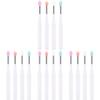 minkissy 16pcs Makeup Accessories Lip Brushes Silicone Eyeshadow Brush Applicators view 1