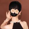 InsStyle Full Star Flower Hair Accessories, Elegant Lazy Hair Curler, Satin Rose Hair Claw, French Twist Hairstyle Bun Accessories (4PCS) view 2