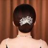 InsStyle Full Star Flower Hair Accessories, Elegant Lazy Hair Curler, Satin Rose Hair Claw, French Twist Hairstyle Bun Accessories (4PCS) view 3