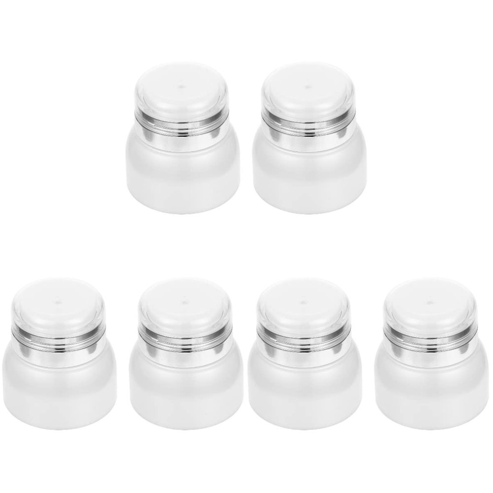 minkissy 6pcs Airless Pump Lotion Bottles Multipurpose Cosmetic Containers for Travel for Cream Serum and Essential Oils Each and Convenient Design