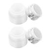 minkissy 6pcs Airless Pump Lotion Bottles Multipurpose Cosmetic Containers for Travel for Cream Serum and Essential Oils Each and Convenient Design view 3