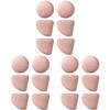 minkissy 18pcs Dual-use Fan-shaped Powder Puff Makeup Tools for Wet and Dry Application for Loose Body and Mineral Powders for Home and Salon Use view 1