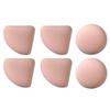 minkissy 18pcs Dual-use Fan-shaped Powder Puff Makeup Tools for Wet and Dry Application for Loose Body and Mineral Powders for Home and Salon Use view 2