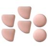 minkissy 18pcs Dual-use Fan-shaped Powder Puff Makeup Tools for Wet and Dry Application for Loose Body and Mineral Powders for Home and Salon Use view 4