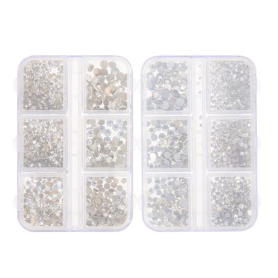 minkissy Shiny Rhinestones Nail Art Charms for Projects Includes Mixed Gems for Manicure for Nail