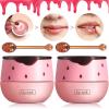 2 Pack Strawberry Lip Mask & Balm Pot - Propolis Moisturizing Hydrating Lip Sleeping Mask - Prevents Dry & Cracked Lips - Exfoliator (Strawberry) view 1