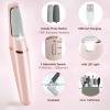 Electric Callus Removers for Feet, Haootadiy Electric Foot Callus Remover Pedicure Kits Rechargeable with12 in 1, Removes Dry Skin for Smoother Feet, Foot Care for Dead Skin Ideal Gift view 2