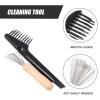 minkissy 8pcs Travel Brushes for Hair Comb Cleaner Hair Brush Cleaners Comb Tools view 3