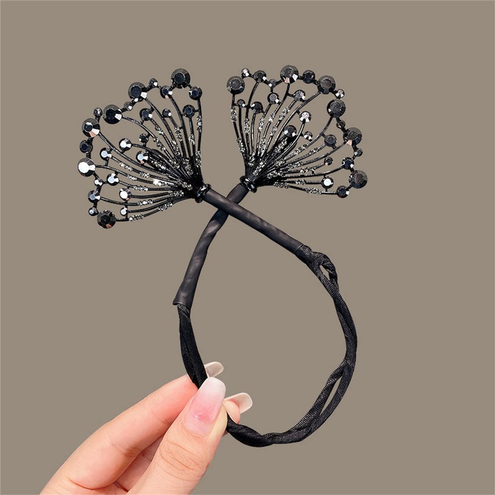 ANGUOEY Elegant Lazy Hair Curler,Elegant French Hairpin, Twist Hairstyle Bun Hair Accessories,Magic Clip-On Bun Shaper,French Twist Hairstyle Bun Hair Accessories for Women Girls1pcs