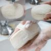 2 Packs Naturals Loofahs Pad Exfoliating Body Scrubber Bath Exfoliating Made with Natural Shower loofa Sponge Clearner Pad Exfoliator Washcloth Shower Puff Body Face Back Skin Care Tool (Beige-B) view 2