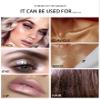 Glitter Powder Highlighter Makeup, Body Brightens the Natural Three-Dimensional Face Blusher Fairy Highlight Patting Powder.(02# Fairy Pink) view 2