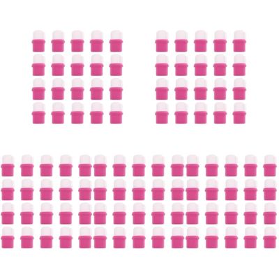 minkissy 100pcs Nail Soaker Caps for Gel Nail Polish Removal Reusable Household Covers Convenient and Tools for Salons and Home Use