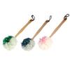 FOMIYES 3pcs -Handled Bath Sponge Soft Mesh Shower Tool for Comfortable Bathing Gentle Exfoliation and Rich Foaming view 1