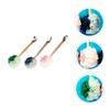 FOMIYES 3pcs -Handled Bath Sponge Soft Mesh Shower Tool for Comfortable Bathing Gentle Exfoliation and Rich Foaming view 2