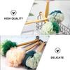 FOMIYES 3pcs -Handled Bath Sponge Soft Mesh Shower Tool for Comfortable Bathing Gentle Exfoliation and Rich Foaming view 3