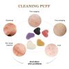 minkissy 15pcs Body Women Loofah Cleansing Puff Shaped Sponge Men Shape Professional Exfoliating Spa Deep Wash Round Heart Exfoliation Removal Sponges Bath Face view 4
