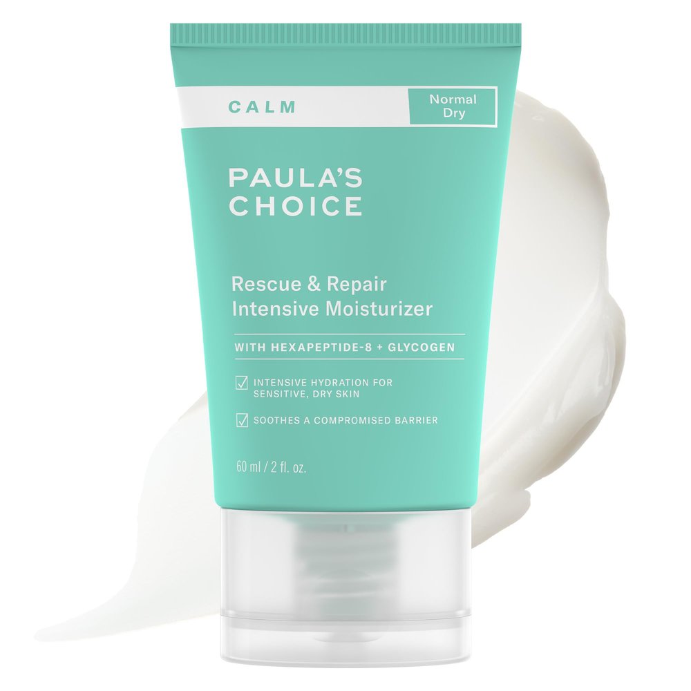 Paula's Choice CALM Intensive Face Moisturizer for Dry & Sensitive Skin, Face Cream Calms, Hydrates & Soothes Redness, Suitable for Rosacea-Prone & Eczema-Prone Skin & Fragrance-Free, 2oz