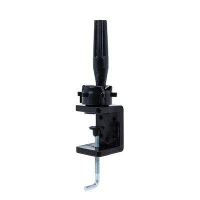 Healifty Rotating Mannequin Holder Stand for Nail Art and Hair Styling Practice Plate Material Rotation Lightweight and Portable Manicure Tool