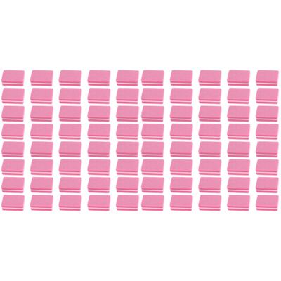 Beaupretty 100pcs Sponge Nail Files for Polishing and Shaping Natural Nails Double-Sided Buffing Blocks for Professional Pedicure and Manicure Care Chic Design