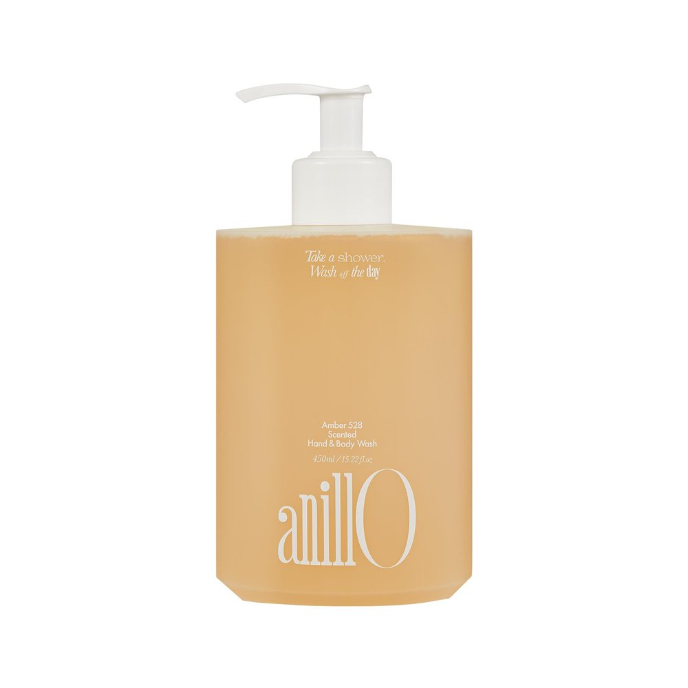 Amber528 Body Wash Vegan, Sulfate-Free Cleanser with Yuzu & Amber, Hydrating & Soothing, pH-Balanced, Gentle for All Skin Types, Subtle Scent, 15.22 fl. oz