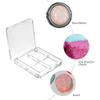 Beaupretty Highlight Box Empty Eyeshadow Box, 4 Grid Plastic Eyeshadow Storage Box Case Empty Eyeshadow Pallet Empty Eyeshadow Case Makeup Supplies 10pcs Cosmetics Box view 3