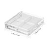 Beaupretty Highlight Box Empty Eyeshadow Box, 4 Grid Plastic Eyeshadow Storage Box Case Empty Eyeshadow Pallet Empty Eyeshadow Case Makeup Supplies 10pcs Cosmetics Box view 4