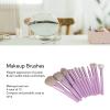 12 Pcs Professional Makeup Brushes Set, Purple Portable Cosmetics Powder Blush Eyeshadow Face Beauty Tools view 2