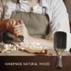 NORSEWOOD Boar Bristle Brush for Shine and Texture - Stiff Bristles for Medium Hair/Beards, Cleaning Brush Included view 3
